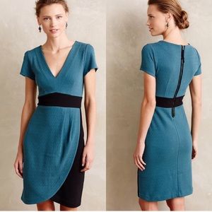 Anthropologie Splitshade Tulip Hem Pencil Dress XS